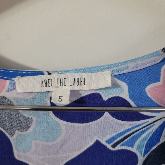 Anthropologie Abel The Label High-low Maxi Dress Tropical Violet Size Small - Picture 6 of 11